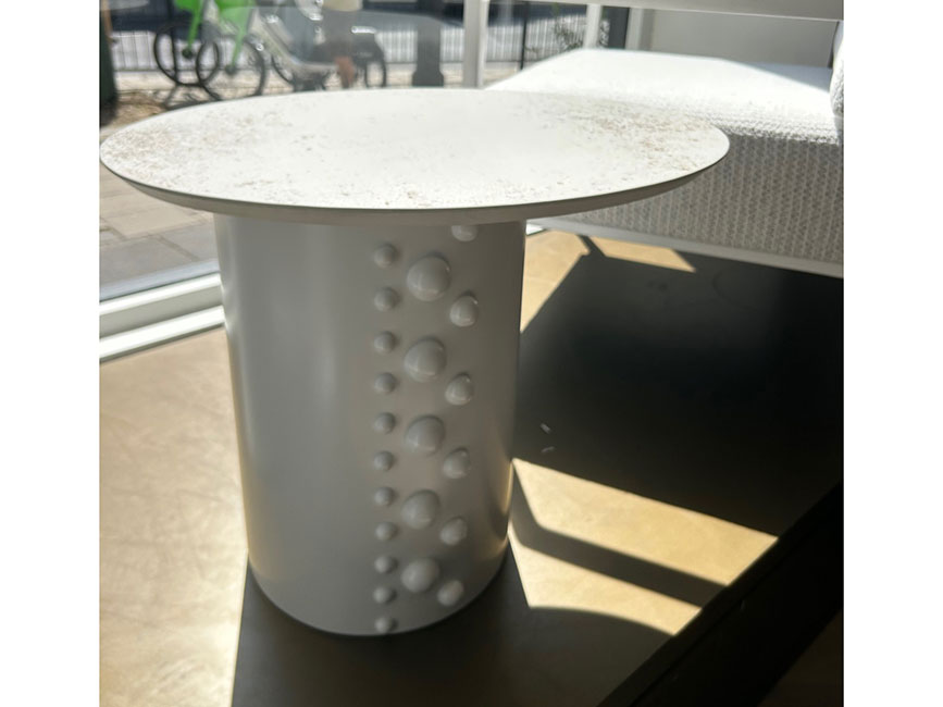 Outdoor column side table