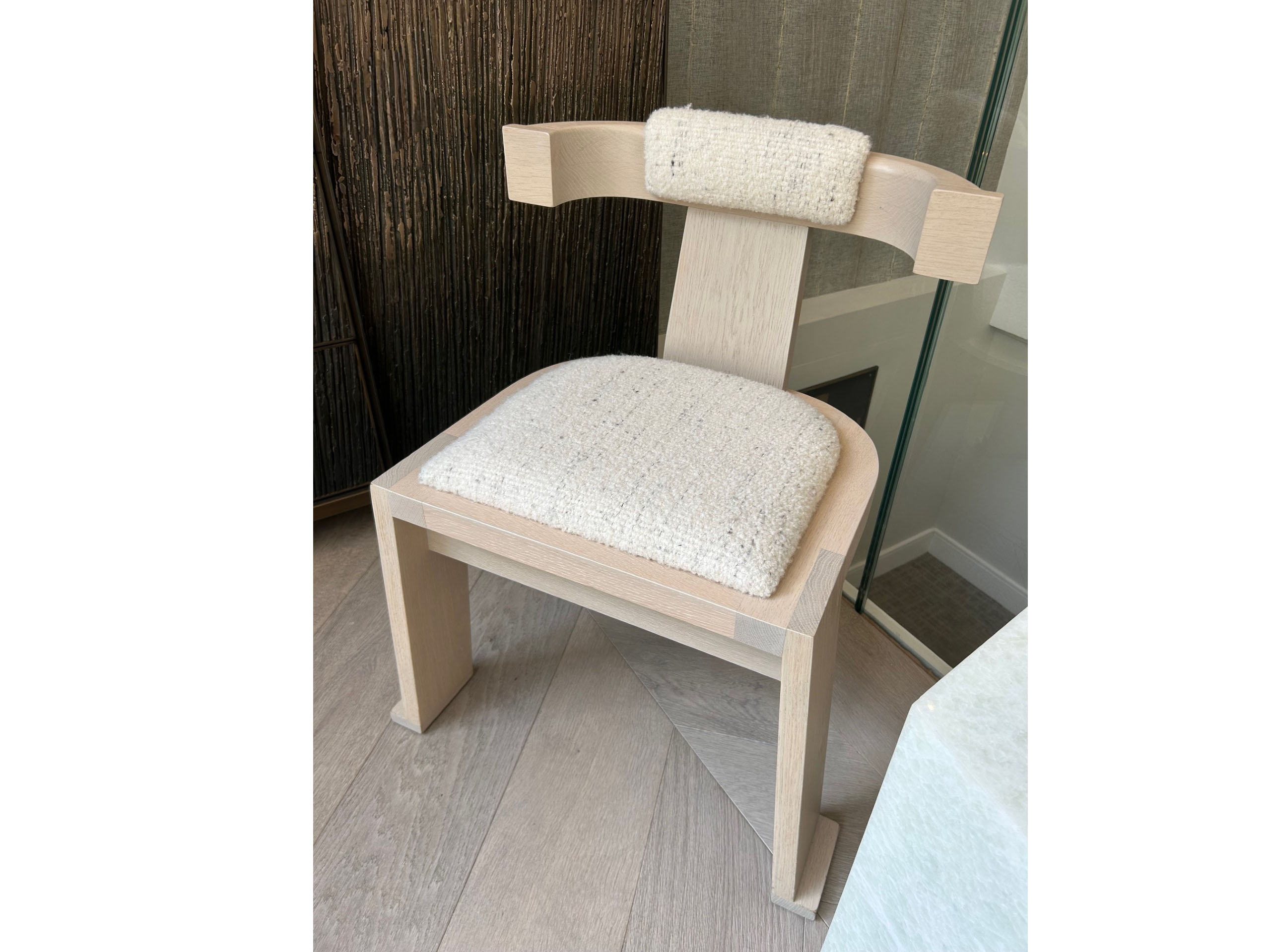 Fiona side chair in stock with Rosemary Hallgarten fabric | FBC-London
